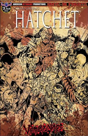 Hatchet: Vengeance issue 3-C Puis Calzada Limited Edition Cover 1/300