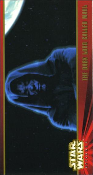 Star Wars: Episode I Widevision: Series 1 (Base Set) card 21 The Dark Lord Called Maul