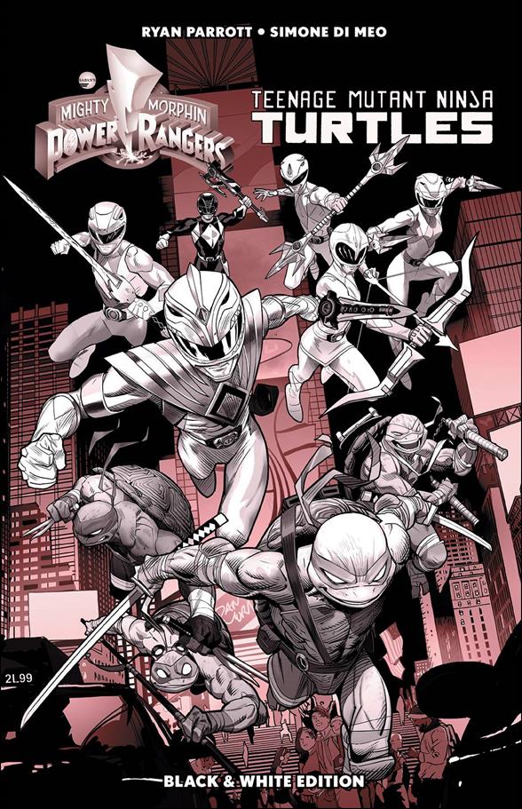 Mighty Morphin Power Rangers/Teenage Mutant Ninja Turtles: Black & White Edition issue nn