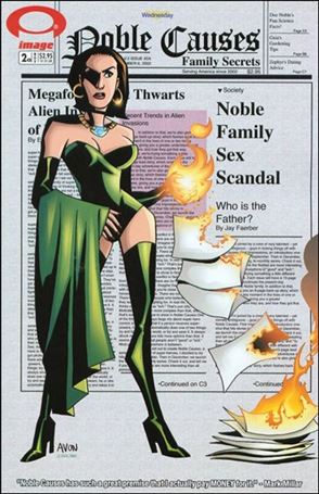 Noble Causes: Family Secrets issue 2 Michael Avon Oeming Cover