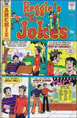 Reggie's Wise Guy Jokes issue 34