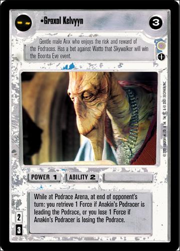 Star Wars: Coruscant Limited (Base Set) card 95 Graxal Kelvyyn