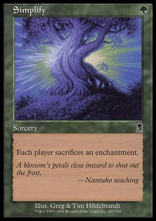 Magic the Gathering: Odyssey (Base Set) card 269 Simplify