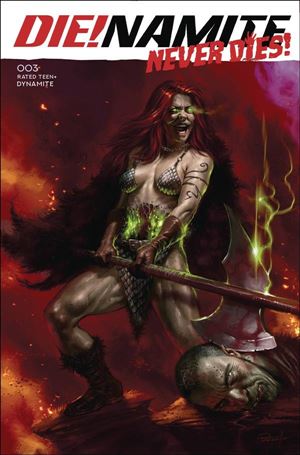 Die!namite Never Dies issue 3-B Lucio Parrillo Cover