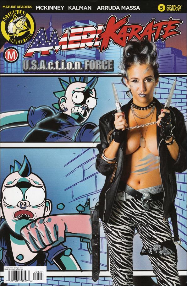 Amerikarate issue 5-D April O'Neil Photo Cover