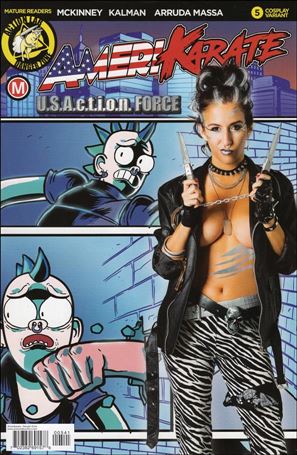 Amerikarate issue 5-D April O'Neil Photo Cover