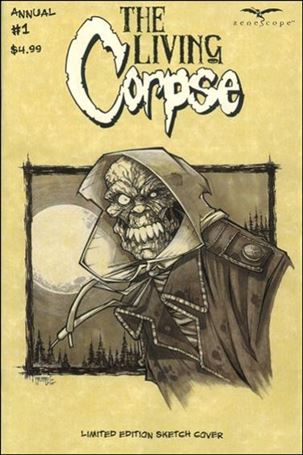 Living Corpse Annual issue 1-C Josh Medors Limited Edition Sketch Cover