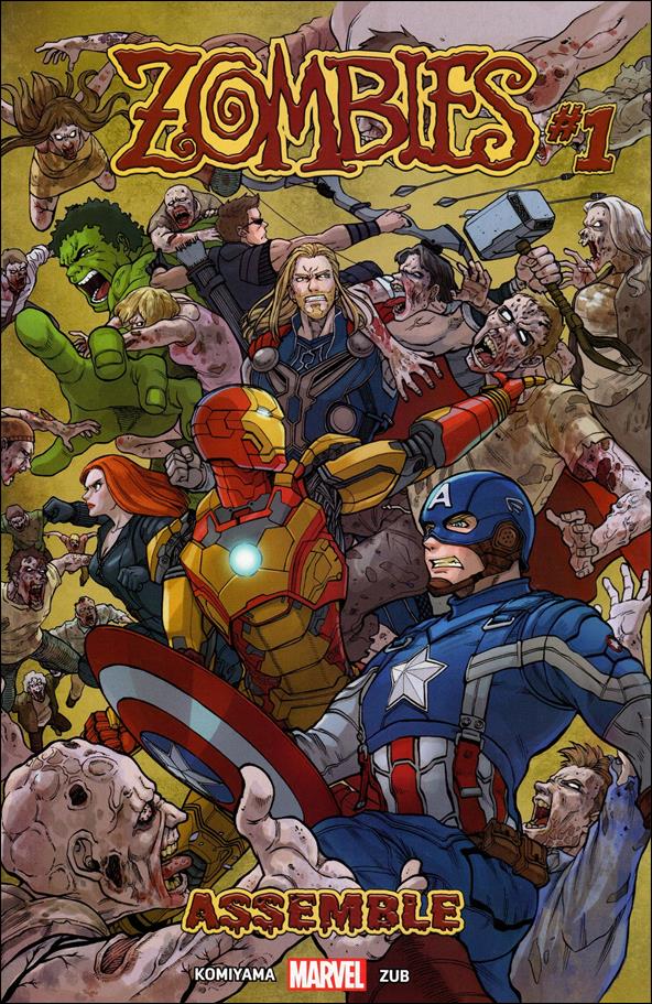 Zombies Assemble issue 1 Jim Campbell Cover