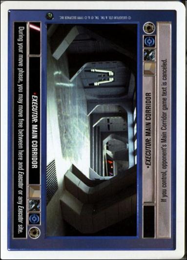 Star Wars: Dagobah Revised (Base Set) card 71 Executor: Main Corridor