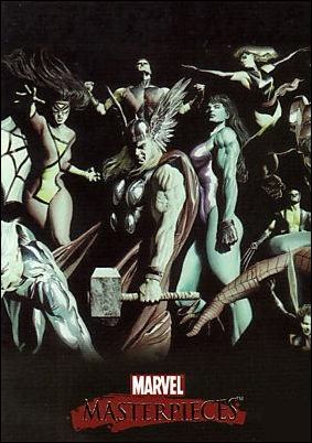 2007 Marvel Masterpieces (Ross Splash Subset) card ROSS 1 History of Marvel Comics, Part One