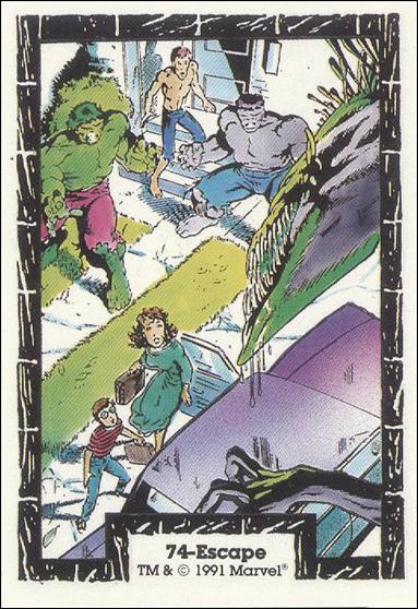 Incredible Hulk (Base Set) card 74 Escape