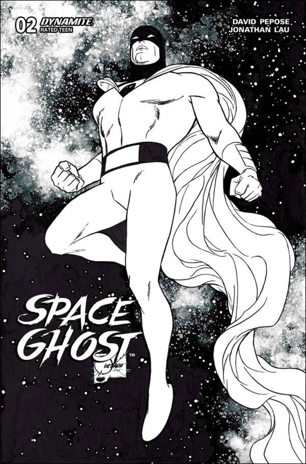 Space Ghost (2024) issue 2-U Joe Quesada B&W Original Cardstock Cover