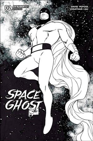 Space Ghost (2024) issue 2-U Joe Quesada B&W Original Cardstock Cover