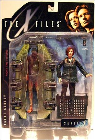 X-Files figure 4-B Agent Scully with Human Host and Cryopod Chamber