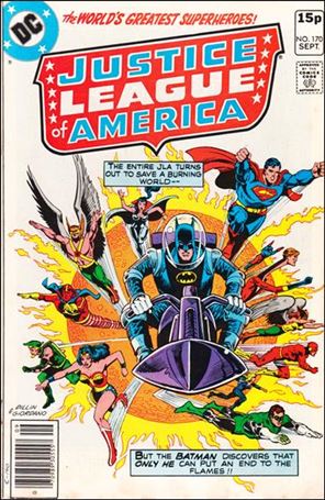 Justice League of America (1960) issue 170-B UK Price Cover
