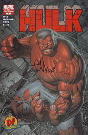 Hulk (2008)  issue 1-H DF Keown Cover (Signed by Ed McGuinness) 1/1500
