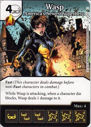 Marvel Dice Masters Civil War card 71 Wasp: America's Newest Superhero