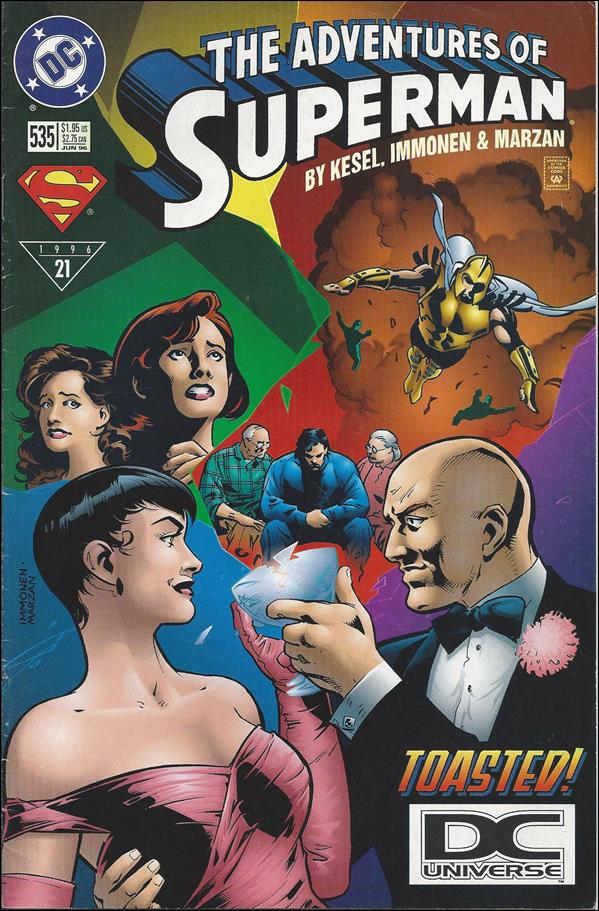 Adventures of Superman (1987) issue 535-B DC Universe UPC (2nd Printing)