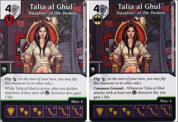 DC Comics Dice Masters Batman card 72 Talia Al Ghul: Daughter of the Demon