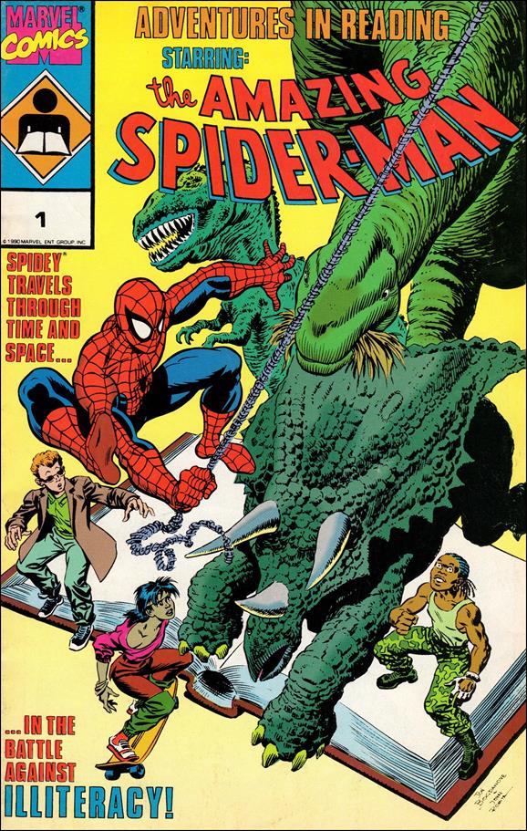 Adventures in Reading Starring: The Amazing Spider-Man (1990) issue 1 Zap! on Back Cover