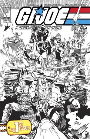 G.I. Joe: A Real American Hero (2023) issue 301-B Andy Kubert  B&W Cover