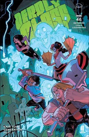 Deadly Class issue 46-B Darko Lafuente Cover