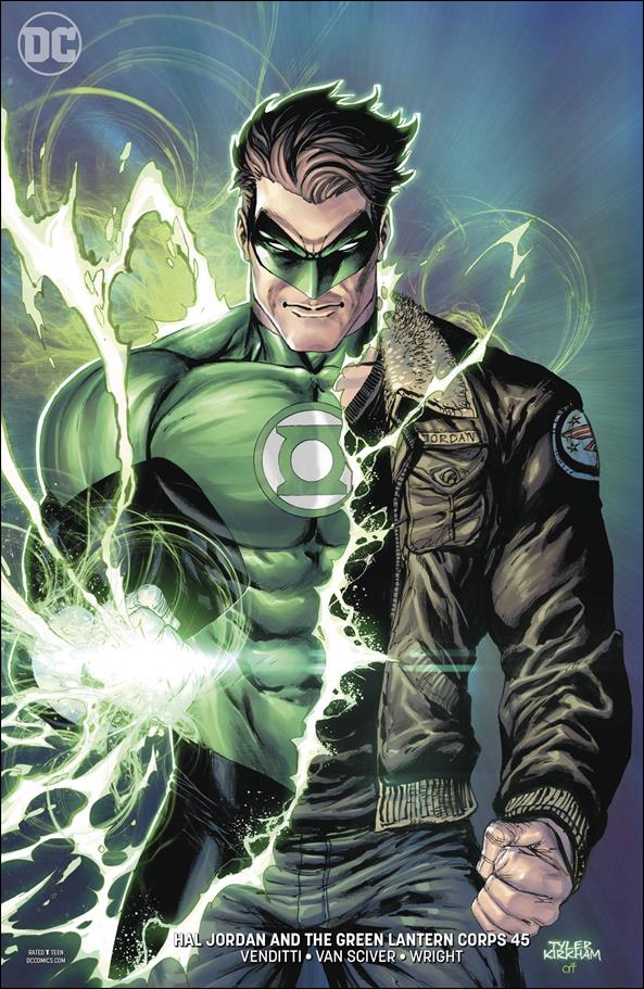 Hal Jordan and the Green Lantern Corps issue 45-B Tyler Kirkham Cover