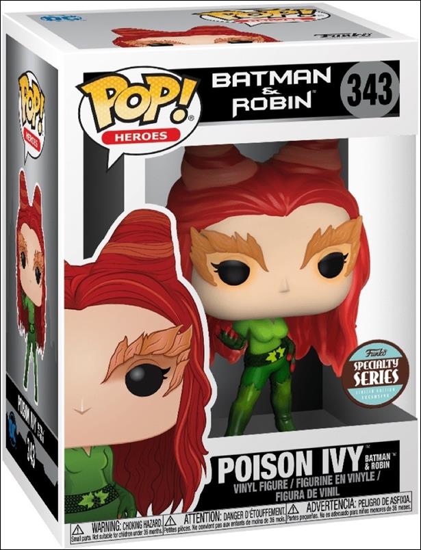 POP! Heroes figure 343 Poison Ivy Batman & Robin Funko Specialty Series