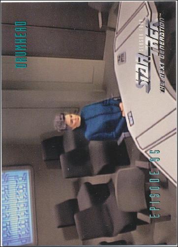 Star Trek: The Next Generation - The Episode Collection Season Four (Base Set) card 384 Drumhead, Episode 95C
