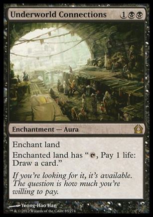 Magic the Gathering: Return to Ravnica (Base Set) card 83 Underworld Connections