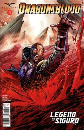 Dragonsblood issue 4-D Igor Vitorino Cover