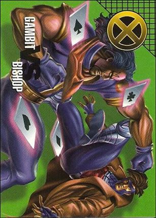 Marvel Vision (Base Set) card 51 Gambit vs Bishop