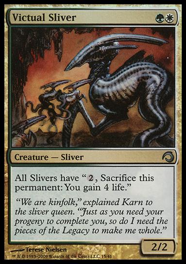 Magic the Gathering: Premium Deck Series: Slivers (Base Set) card 15 Victual Sliver