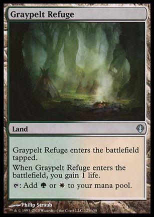 Magic the Gathering: Archenemy (Base Set) card 125 Graypelt Refuge