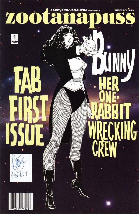 Glamourpuss issue 22-B Zootanapuss #1 Cover (Signed Dave Sim) 1/519