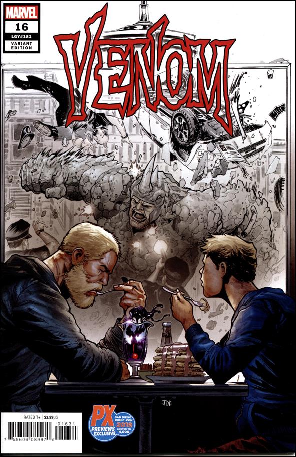 Venom (2018) issue 16-D Joshua Cassara PX SDCC Cover 1/4000
