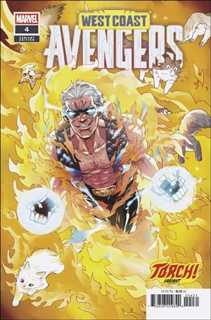 West Coast Avengers (2025) issue 4-D Nao Fuji Torch! Cover