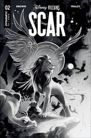 Disney Villains: Scar issue 2-H Karen S. Darboe 1:15 B&W Cover