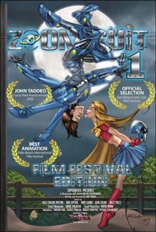 Zoom Suit issue 1-D Billy Tucci Film Festival Cover