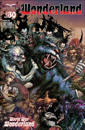 Grimm Fairy Tales Presents Wonderland issue 50-B Harvey Tolibao Left Side Cover