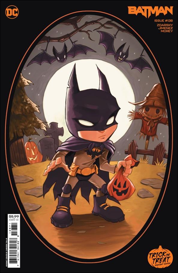 Batman (2016) issue 138-F Chrissie Zullo Trick or Treat Cardstock Cover