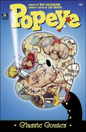Classic Popeye issue 38-B Lou Beach 1:10 Cover
