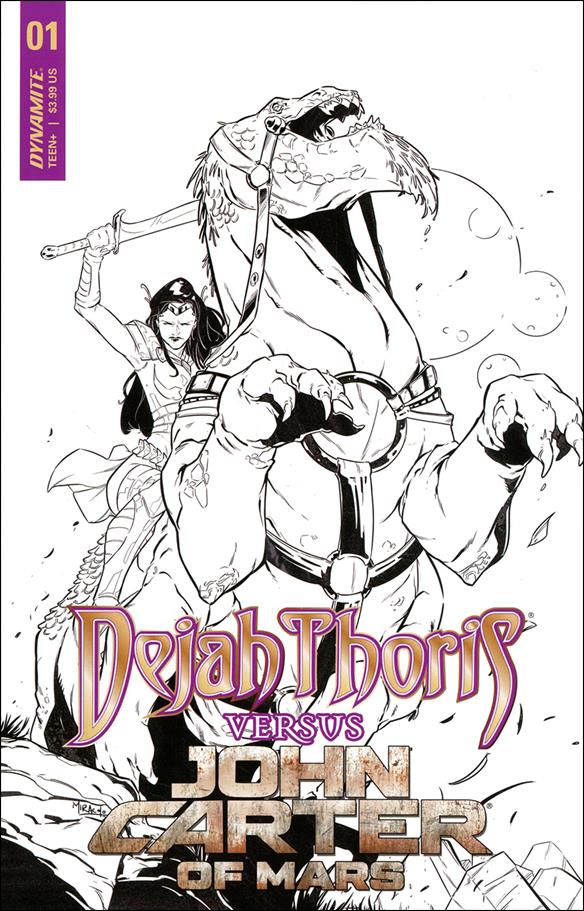 Dejah Thoris Versus John Carter issue 1-H Alessandro Miracolo 1:10 Line Art Cover