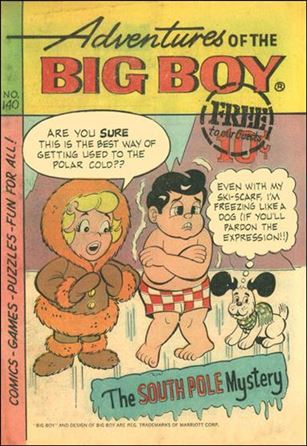 Adventures of the Big Boy issue 140-B West Coast Cover