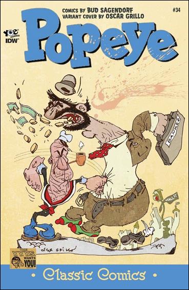 Classic Popeye issue 34-B Oscar Grillo 1:10 Cover