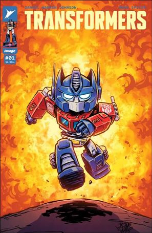 Transformers (2023) issue 1-Y Skottie Young Retailer Exclusive Cover