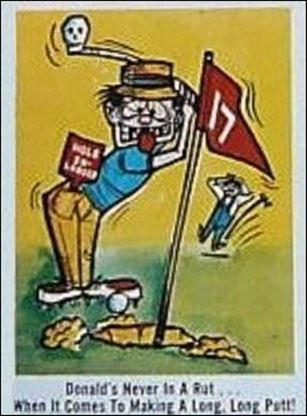 Weird-Ohs (Base Set) card 60 Donald's Never in a Rut...When it Comes to Making 