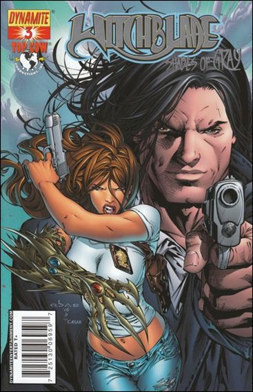 Witchblade: Shades of Gray issue 3-D Eric Basaldua Silver Foil Cover with COA 1/250