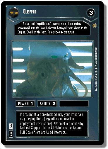 Star Wars: Jabba's Palace Limited (Base Set) card 28 Quarren