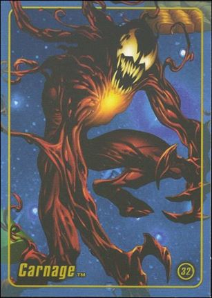 Marvel Heroes Figure Factory: Series 1 (Base Set) card 32 Carnage
